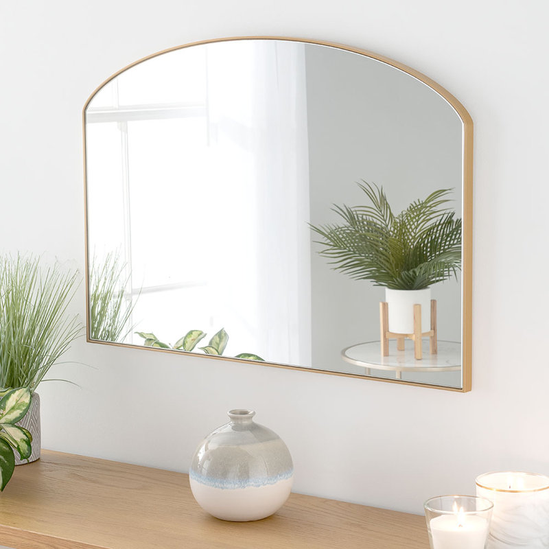 Fairmont Park Chere Rectangle;Arch/Crowned Top Wood Wall Mirror